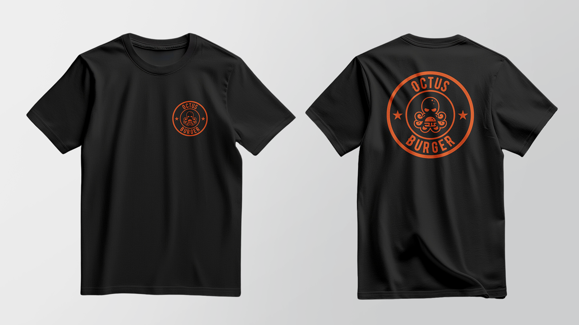 camisetas uniforme octus burger